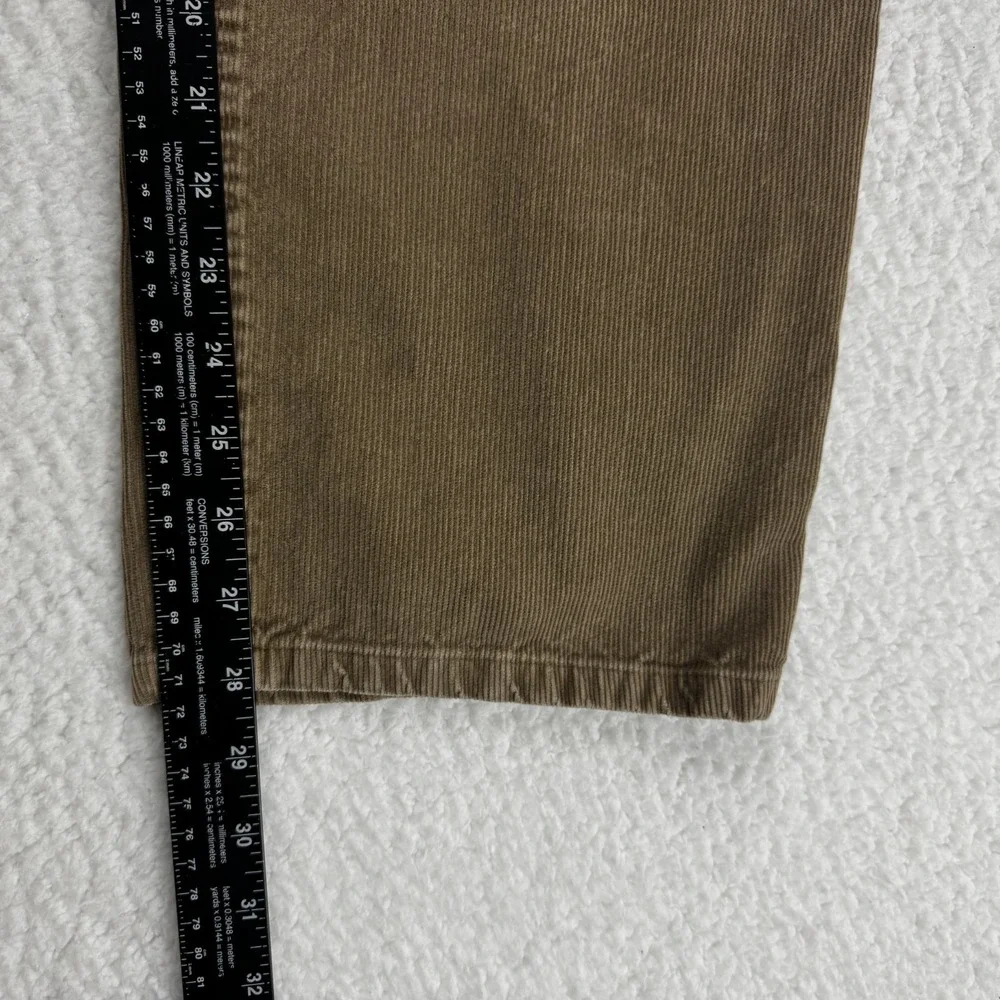 Patagonia Pants Mens 36 Brown Cotton Corduroy Mid Rise Streetwear Straight Leg